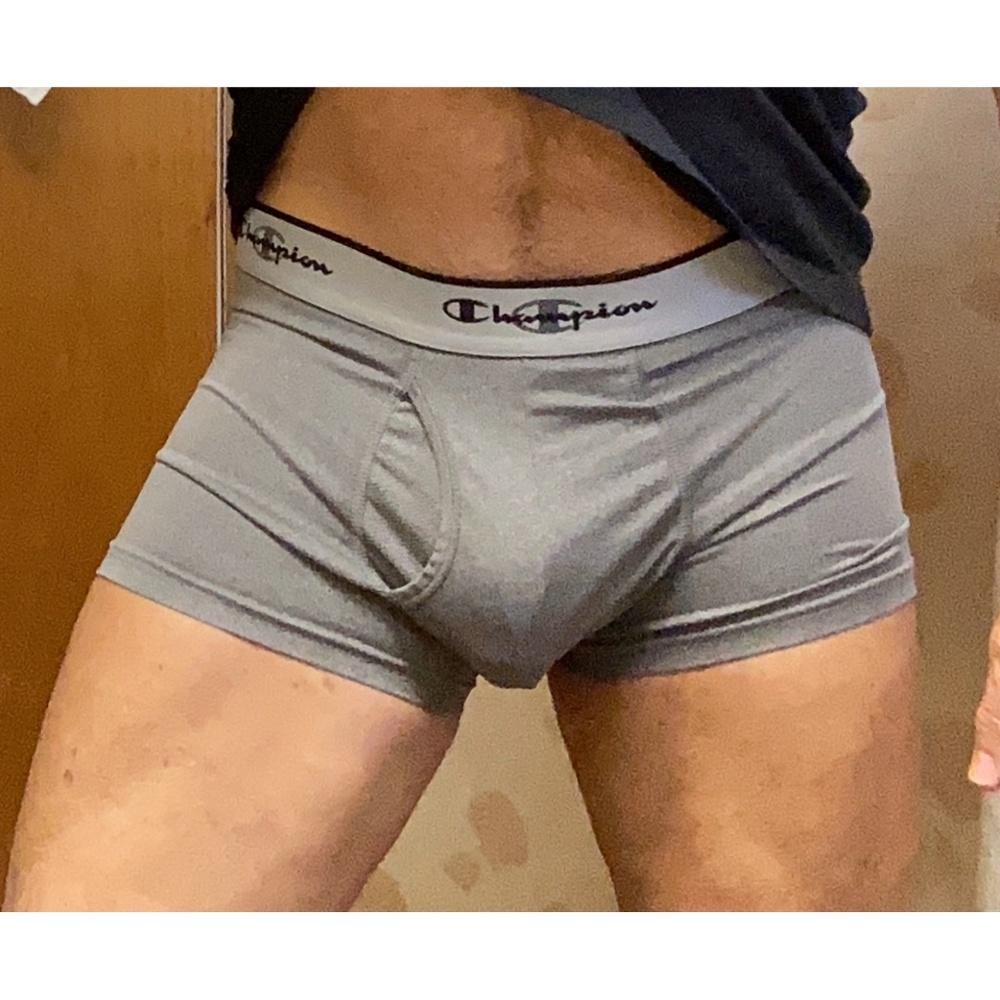 Champion, vintage gray, trunks, medium